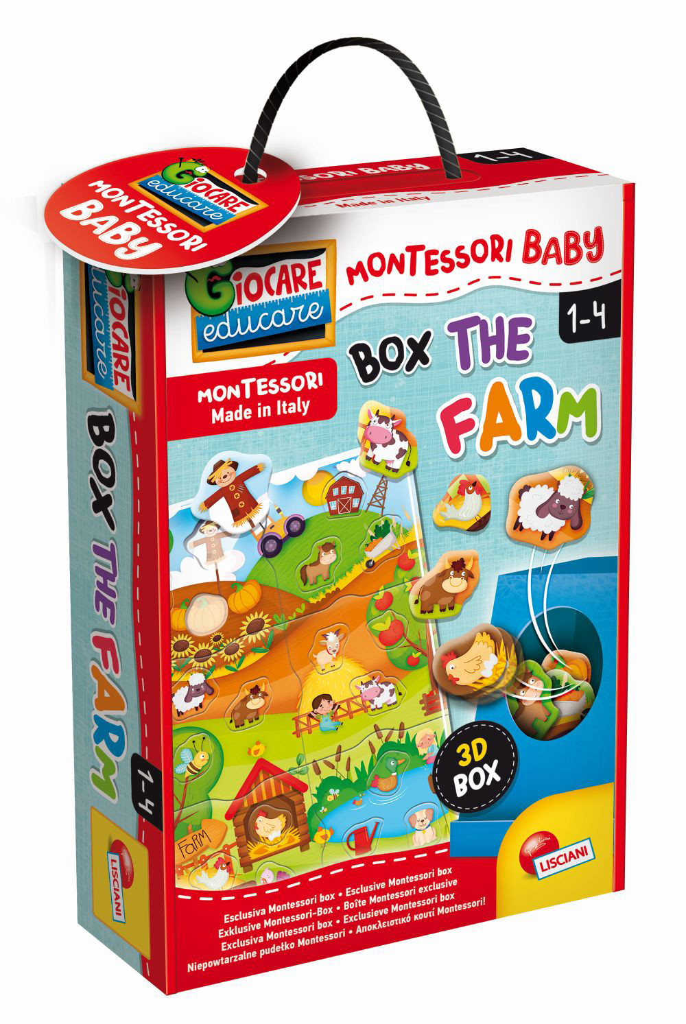 MONTESSORI BABY BOX THE FARM - Insert