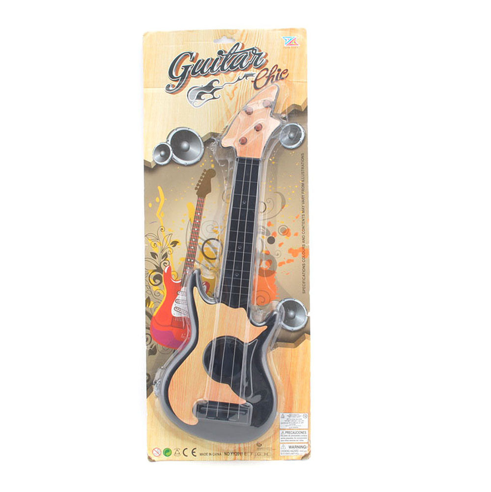 the children's plastic guitar 2 colors