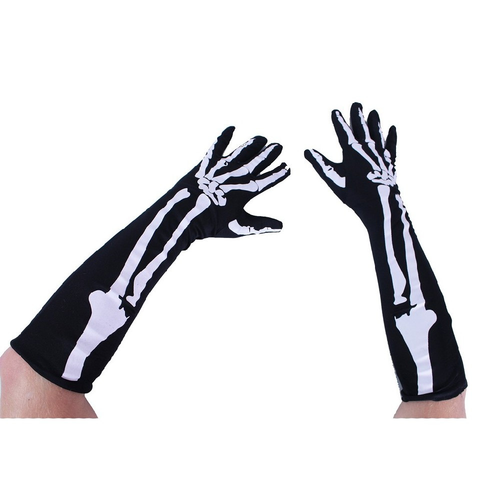 the skeleton gloves