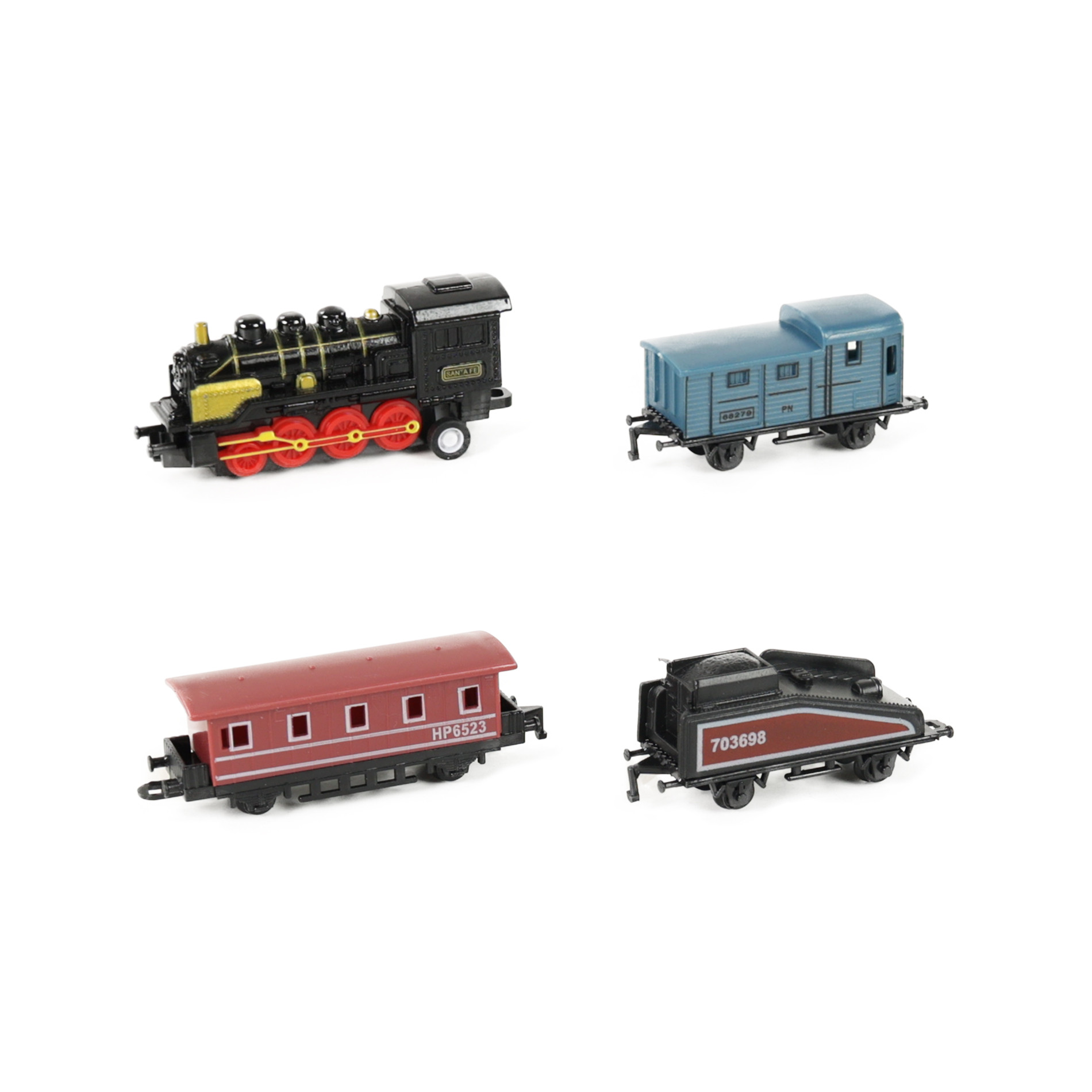 the train metal mini 4 types