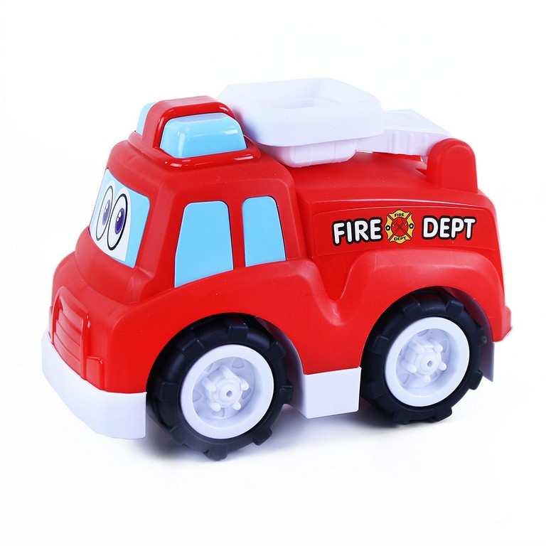 the merry firefighters truck in a box