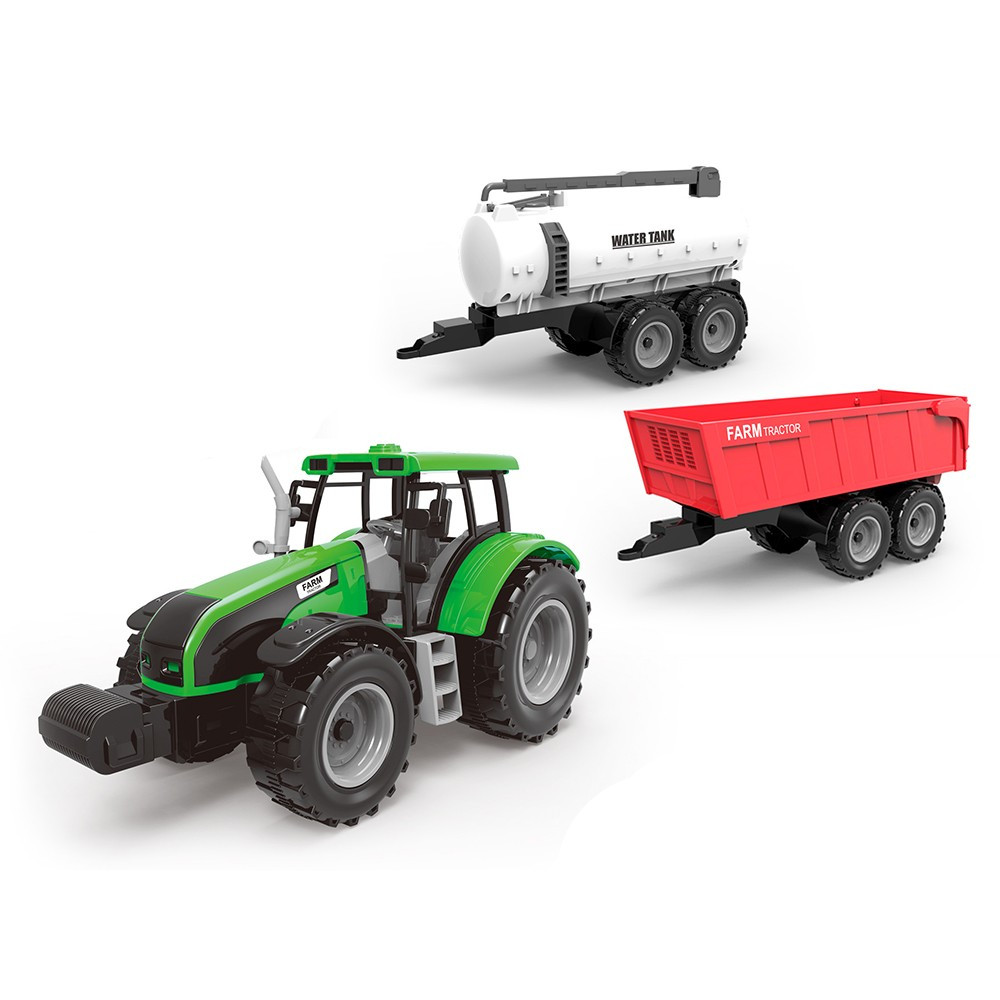 the Tractor set - 2 trailers