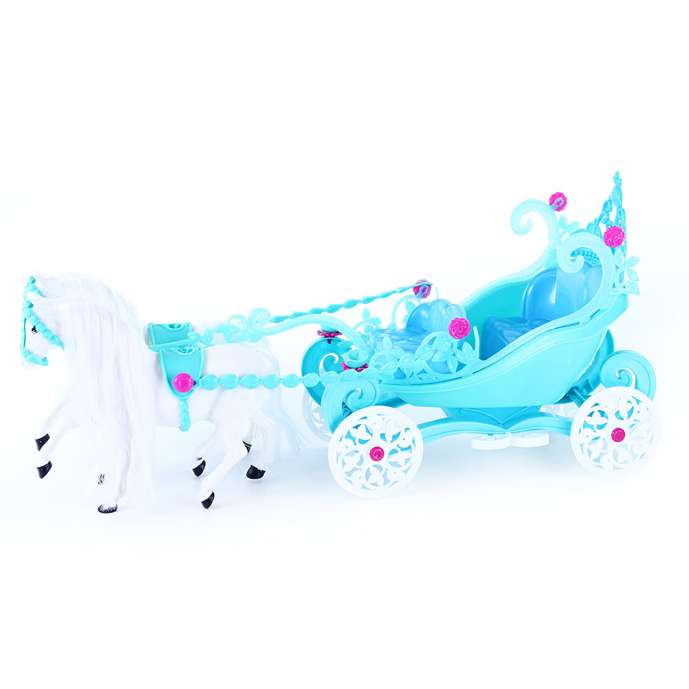 Winter kingdom carriage with horses