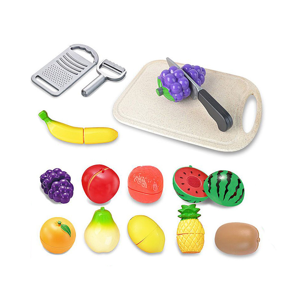Velcro fruit slicing set