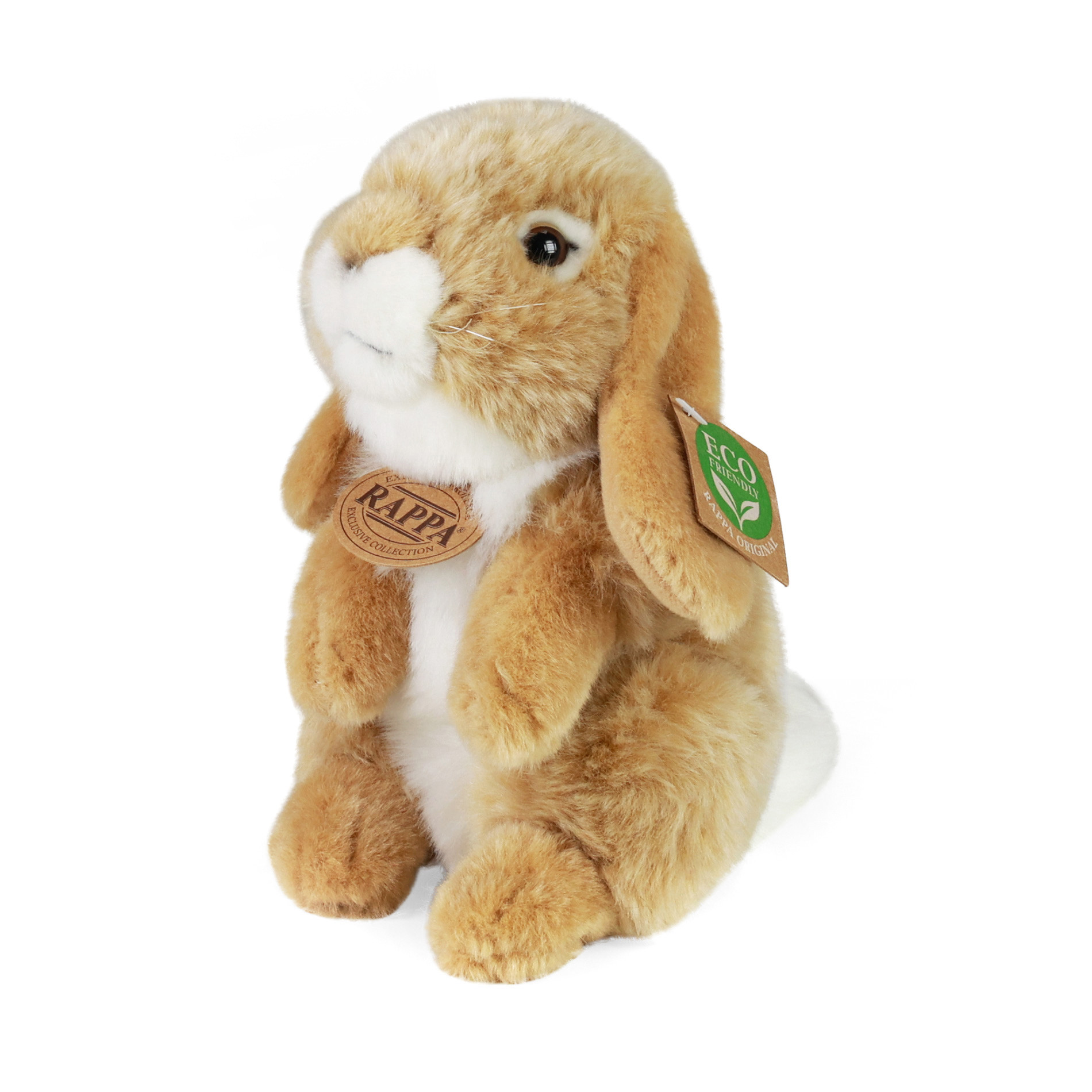 Plush beige hare 18 cm ECO-FRIENDLY