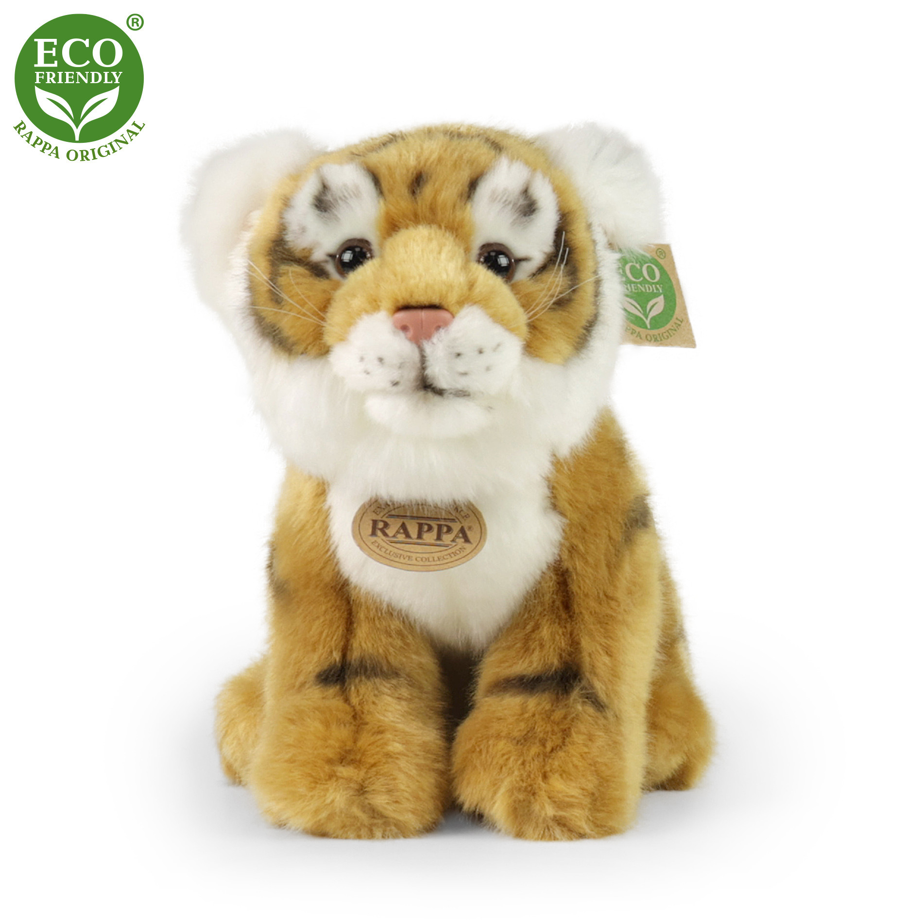 Plush brown tiger 25 cm ECO-FRIENDLY