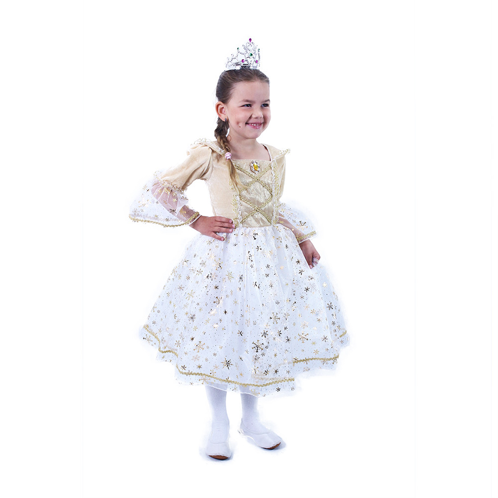 Children's costume princess gold (S)