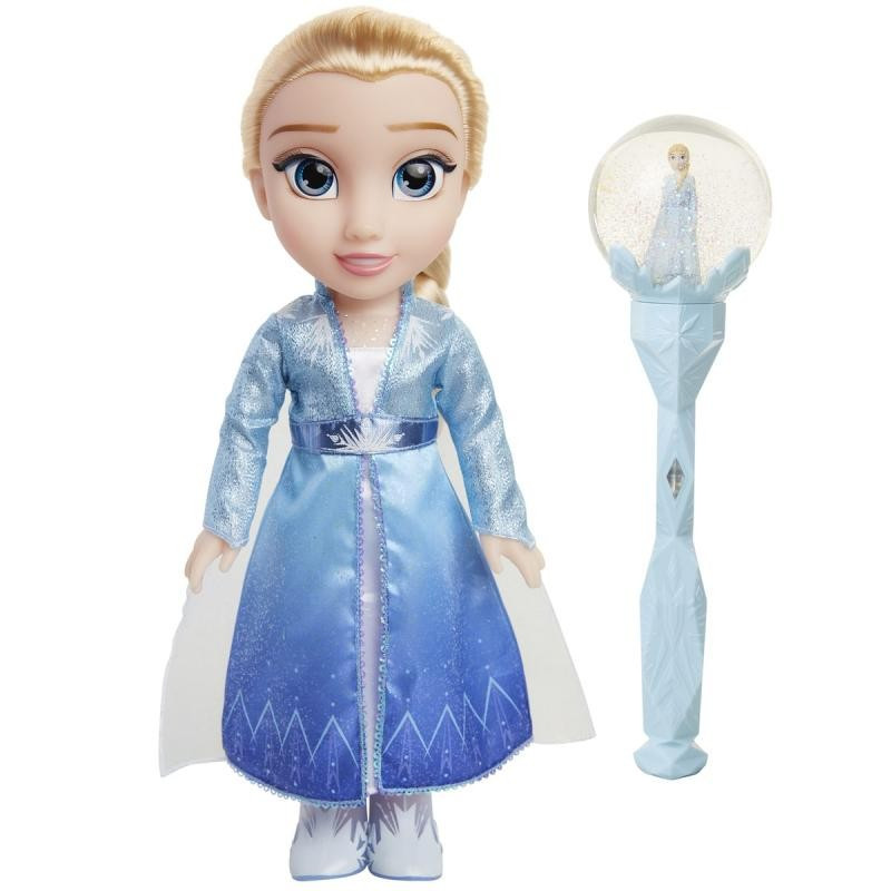 Frozen 2: Elsa doll and snow wand