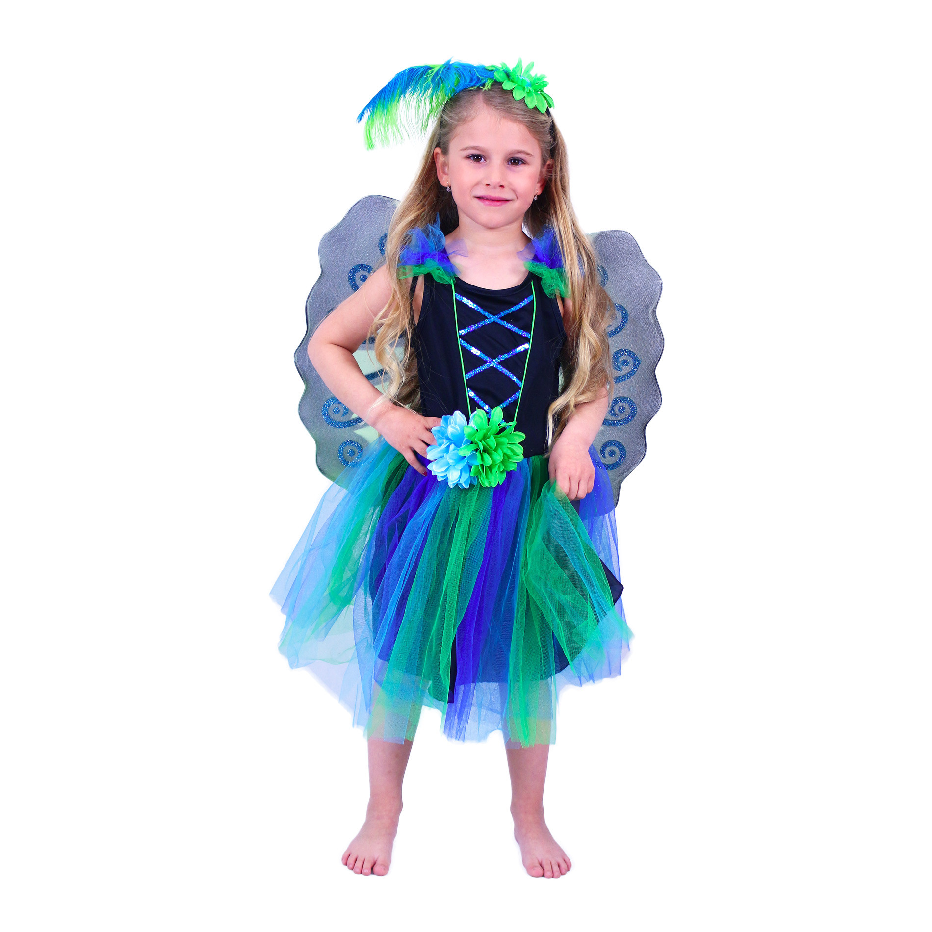 Children costume -peacock fairy(M)e-pack