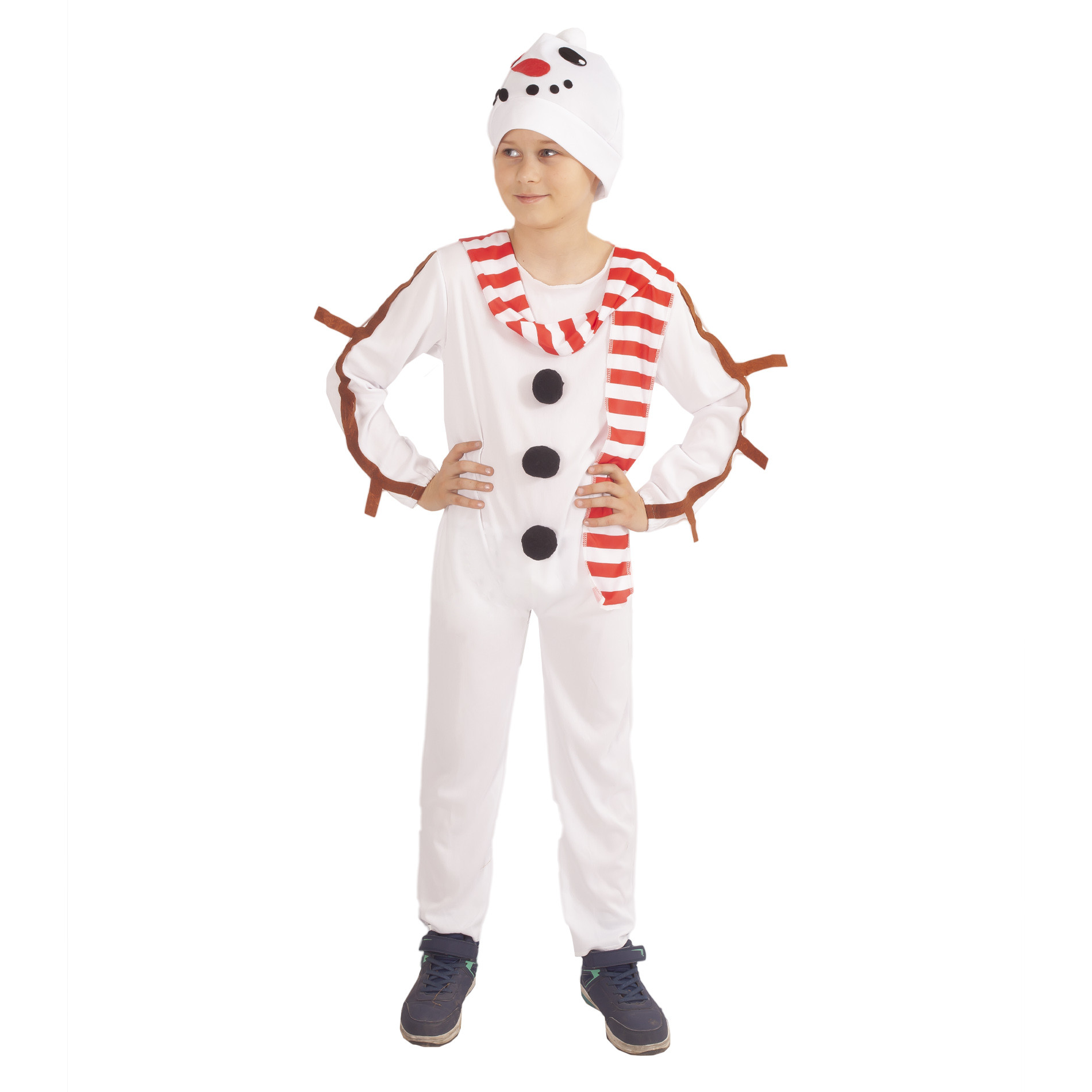 Children's snowman costume (S) - eco