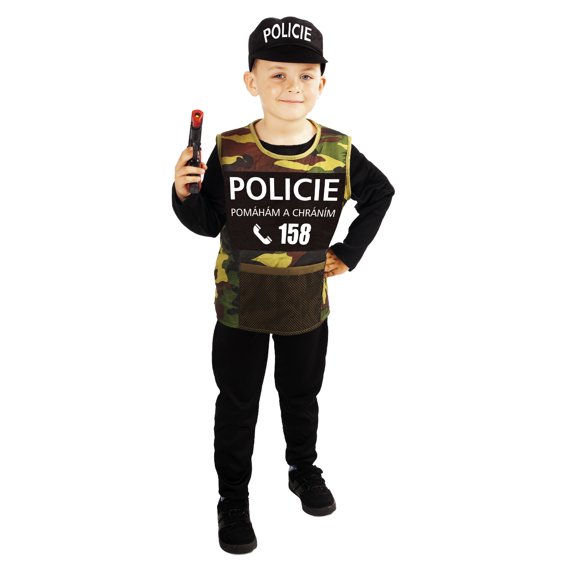 Children costume - policeman (S) e-pack