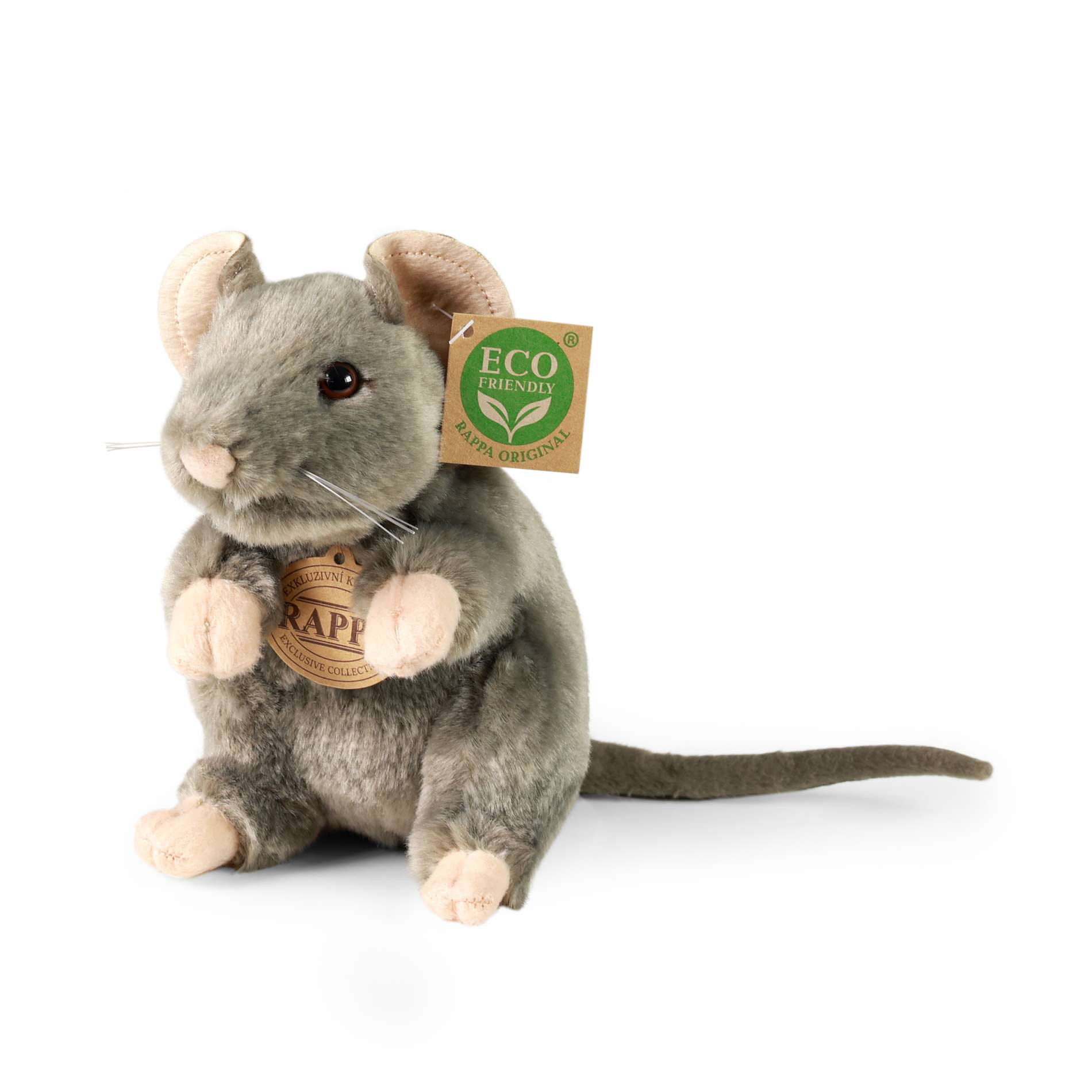 Plush mouse 16 cm ECO-FRIENDLY
