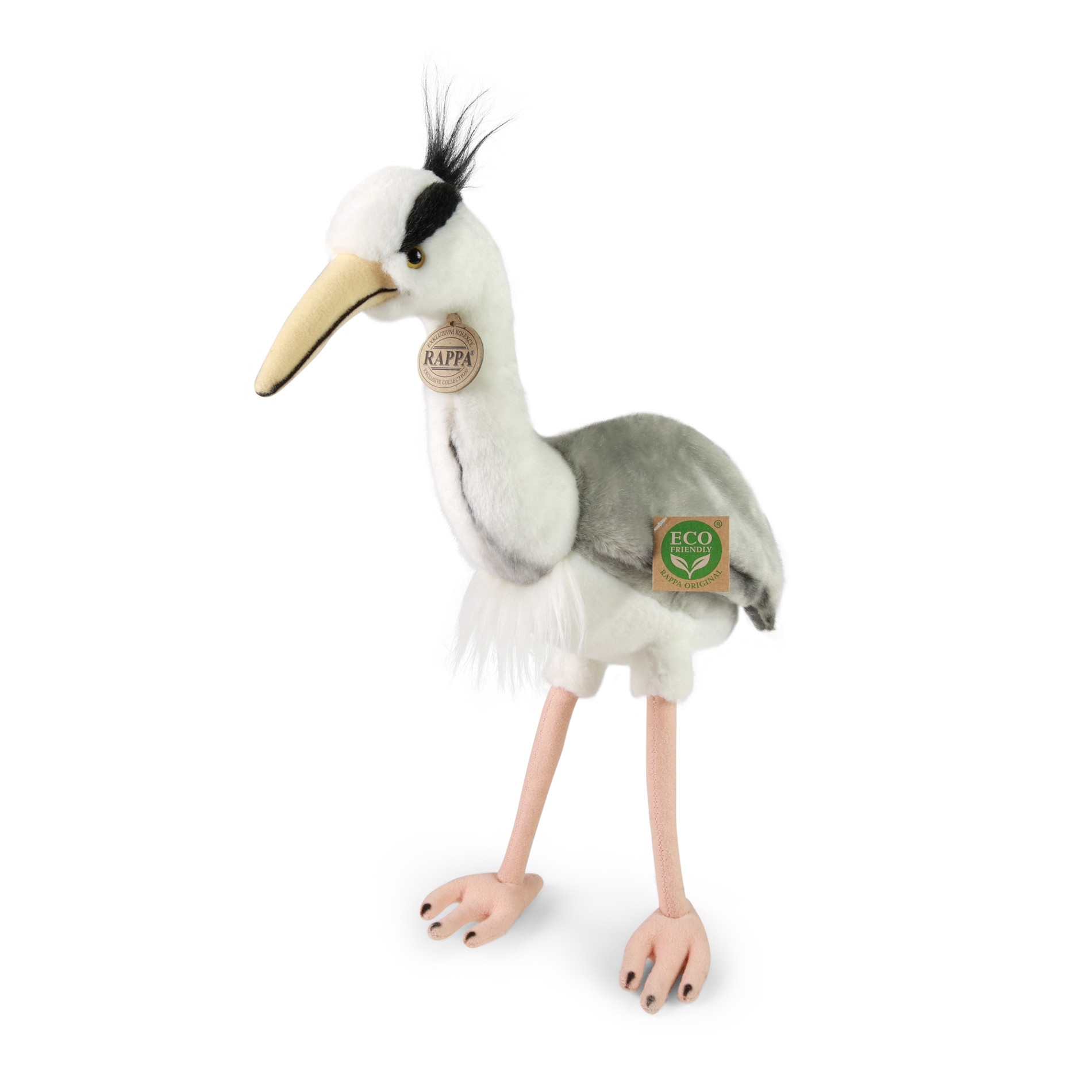 Plush heron 35 cm ECO-FRIENDLY