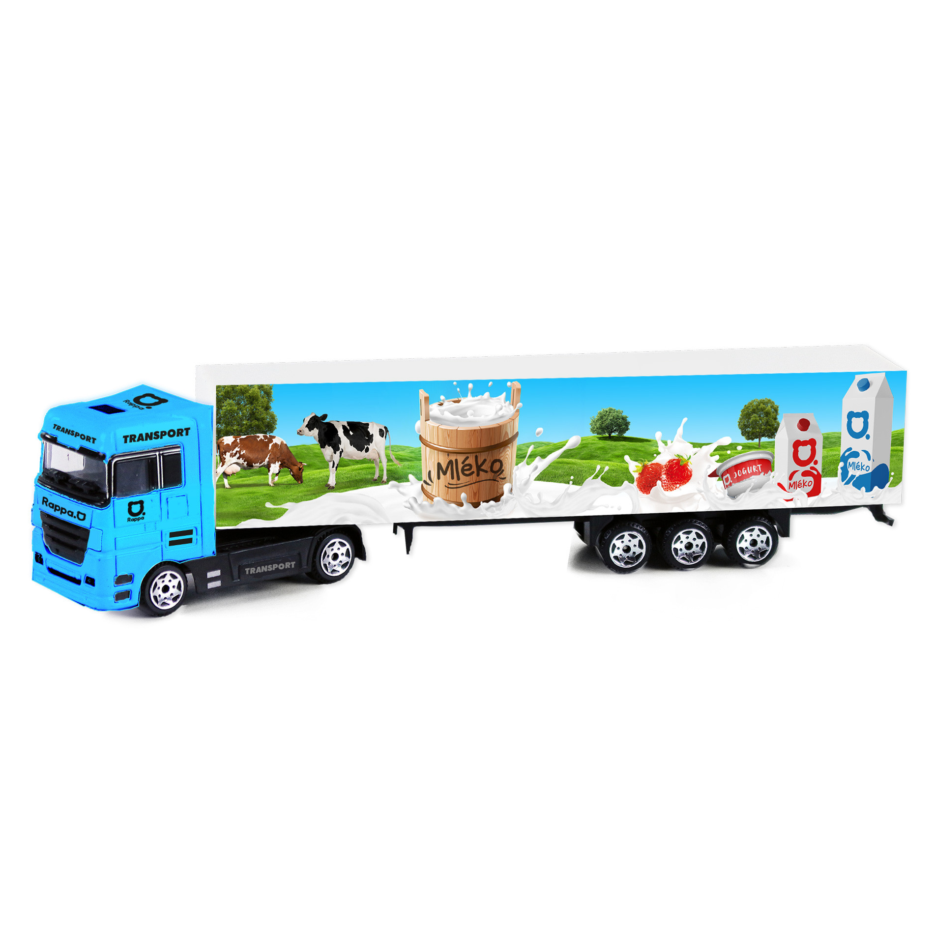 Car truck milk and milk products