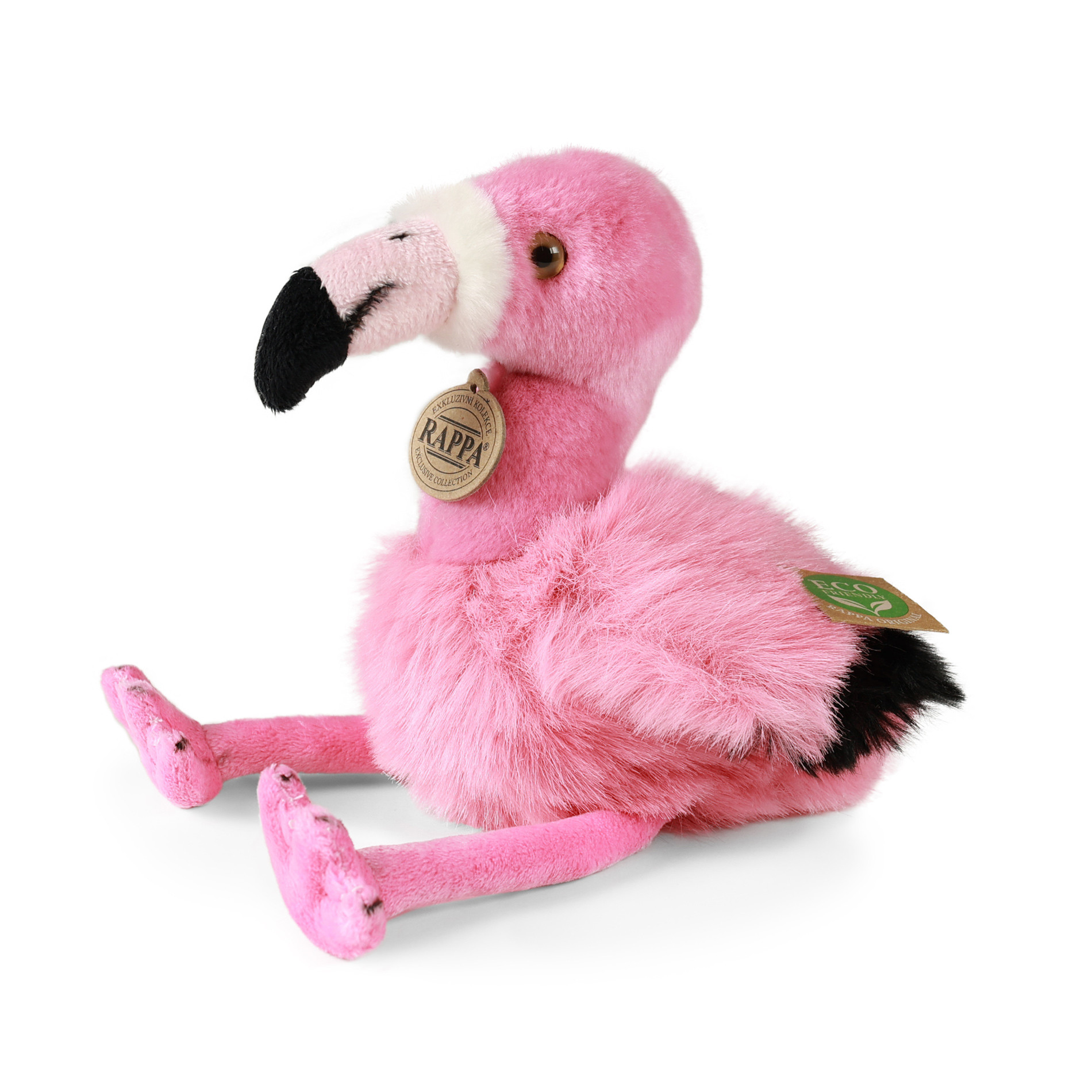 Plush flamingo 20 cm ECO-FRIENDLY