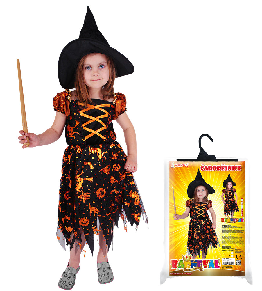the carnival costume witch with hat, M