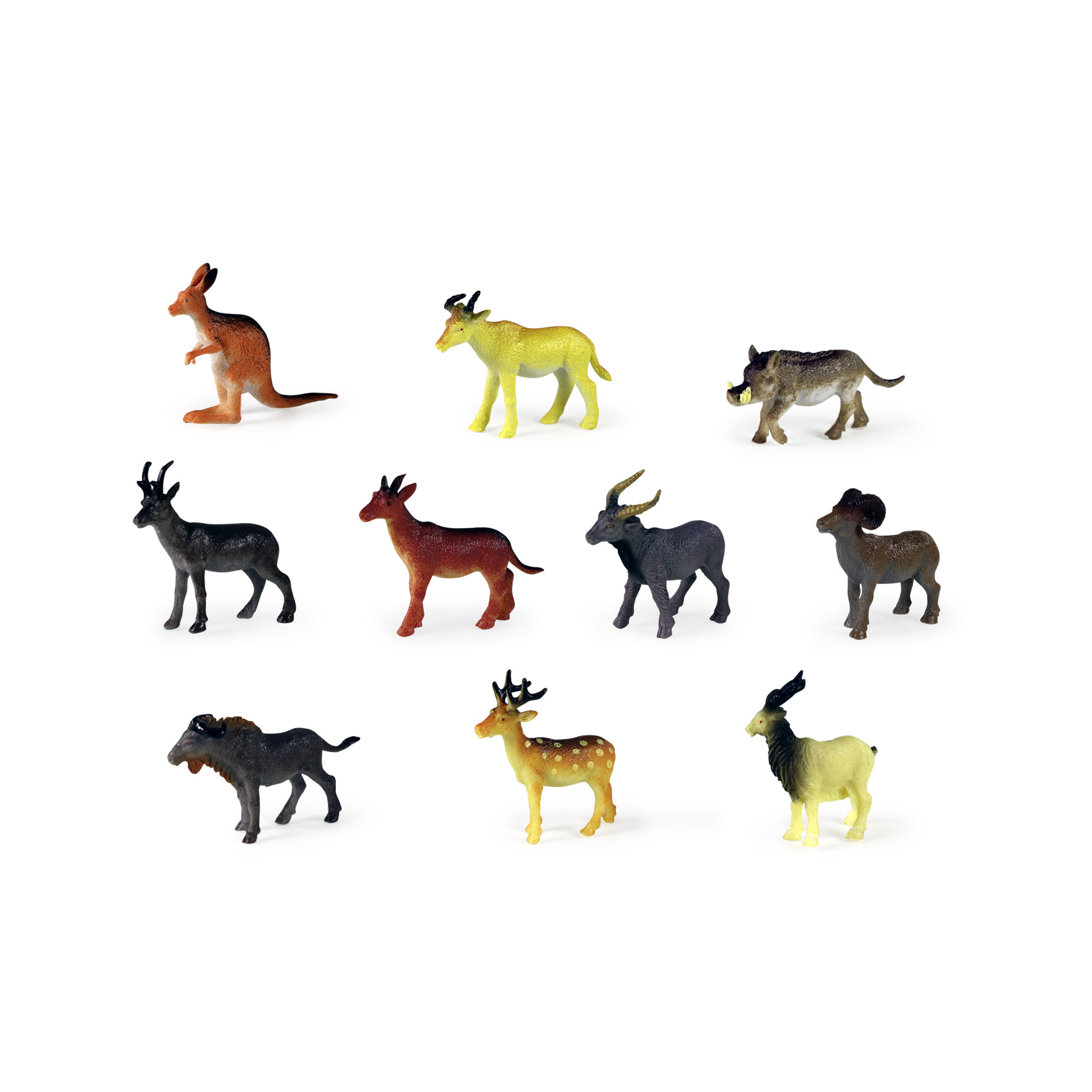 the wild animals, 10 pcs in a package