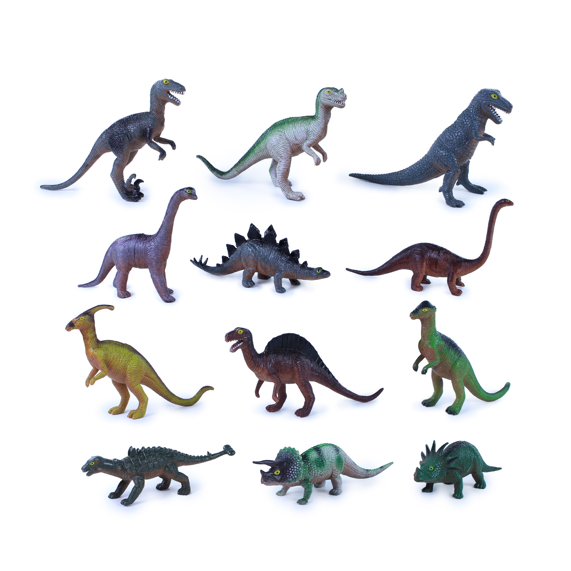 the dinosaur 21 cm, 12 types