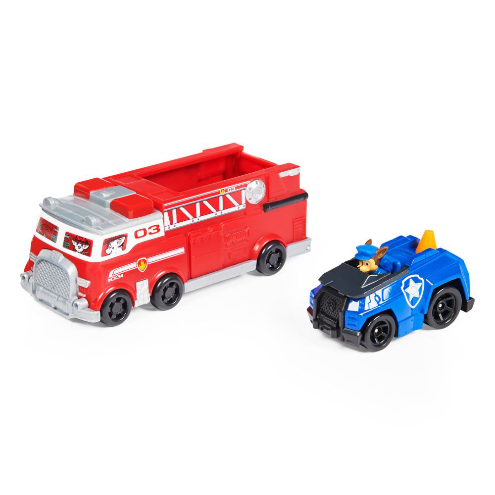 PAW PATROL FIRE TRUCK DIE-CAST WITH CAR