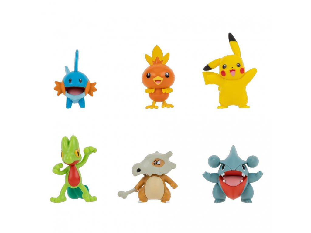 Pokemon set of 6 figures