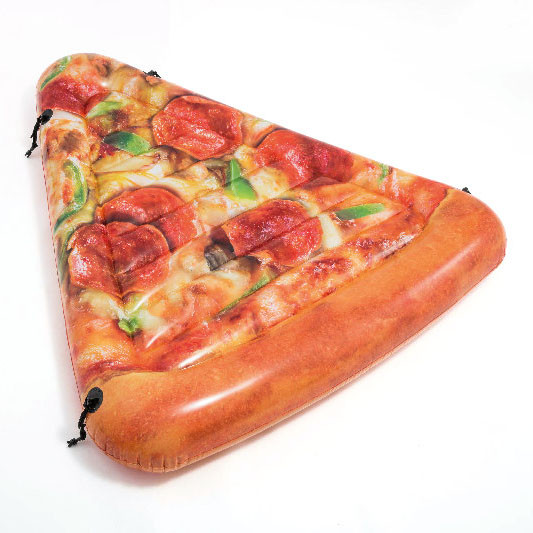 the inflat. mattress pizza 160 x 137 cm