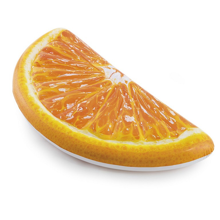the inflat. pool lounger slice of orange