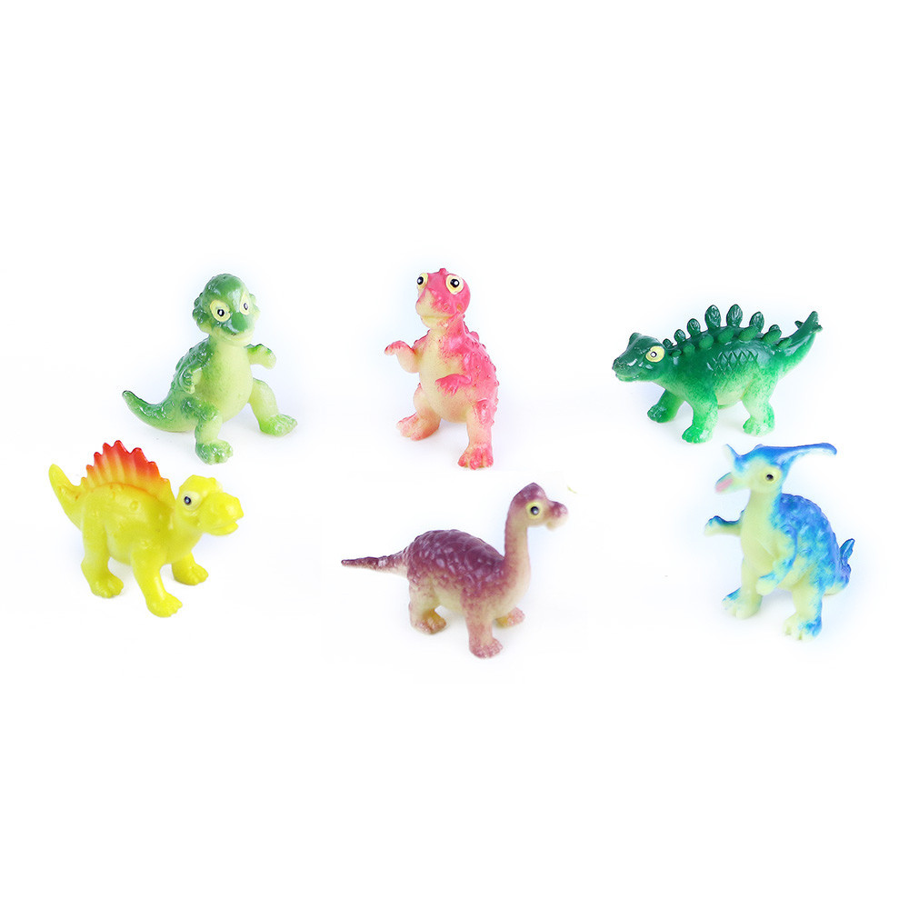 the happy dinosaurs, 6 pieces in package