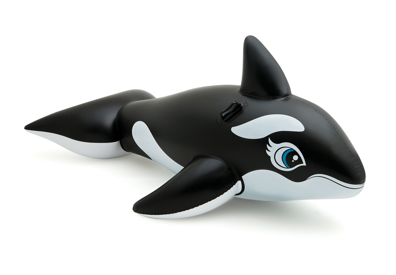 the inflatable jumping orca, 193x119 cm