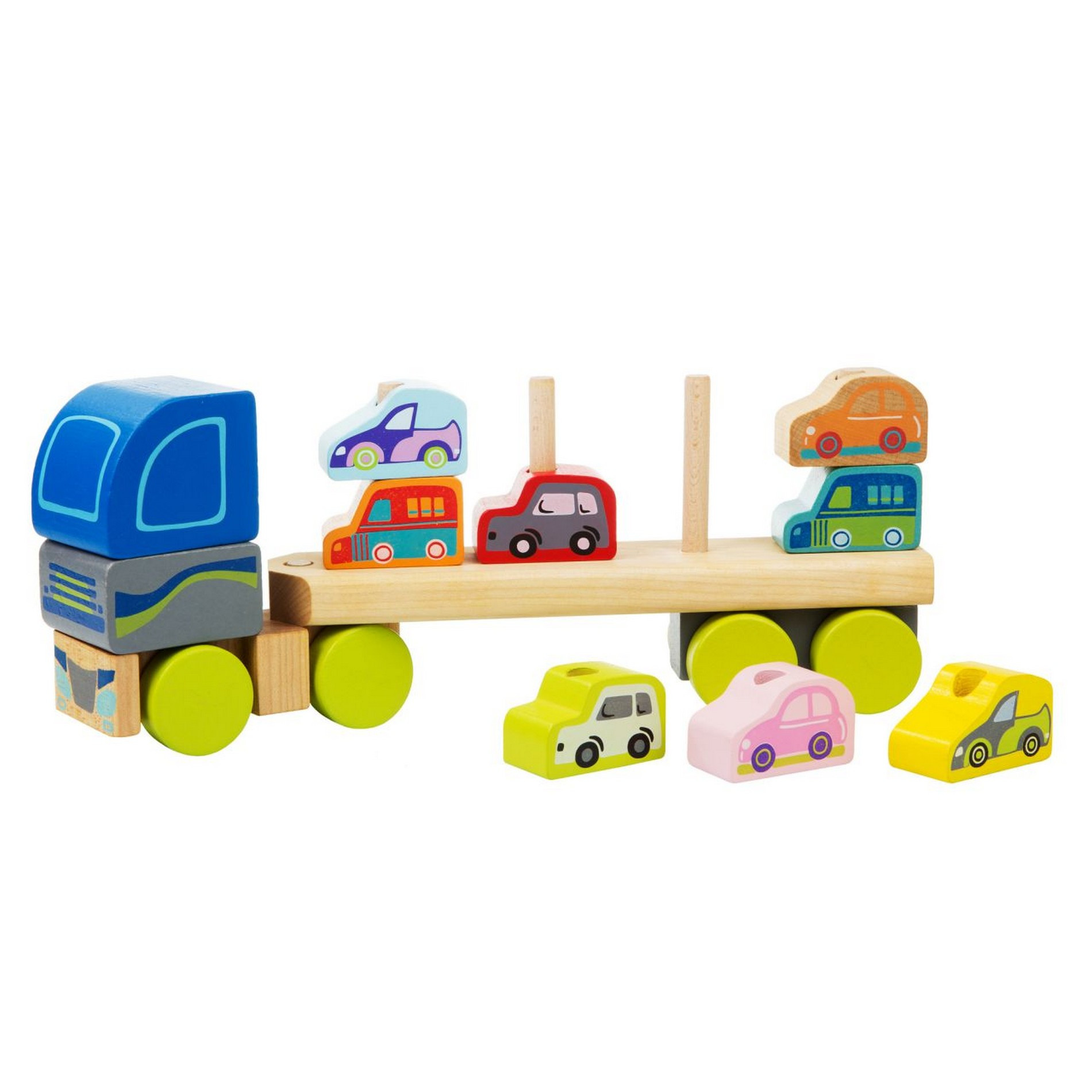 Truck with cars - demaged packing