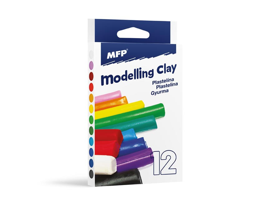 Modeling material 12 pcs of colors 200g