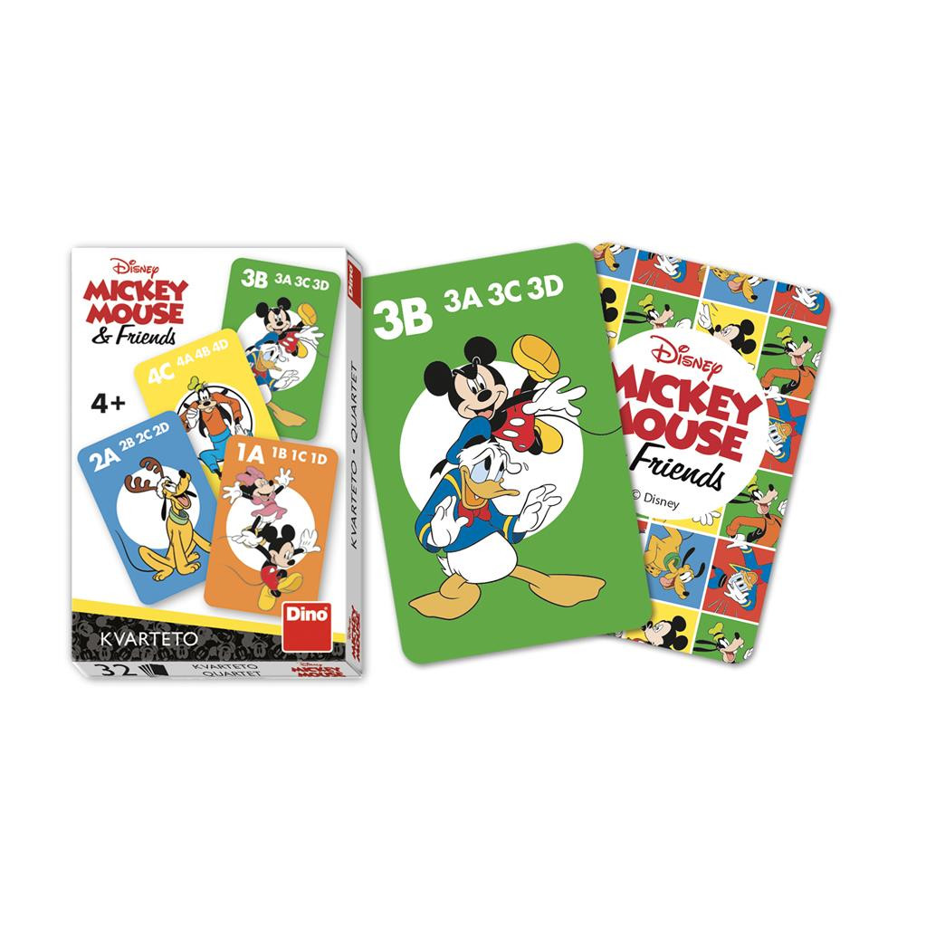 Mickey and Friends Quartet Cards Game