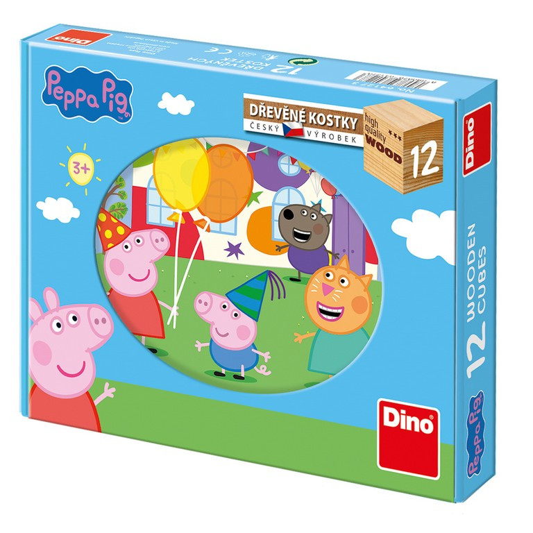 the cubes Peppa Pig, 12 cubes