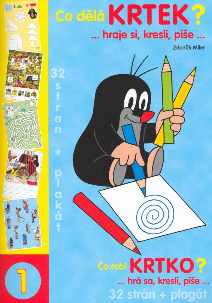 Book coloring page What does a Mole do?
