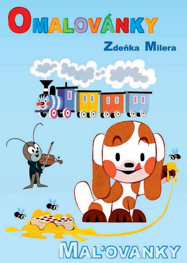 the coloring pages of Zdeněk Miler A4
