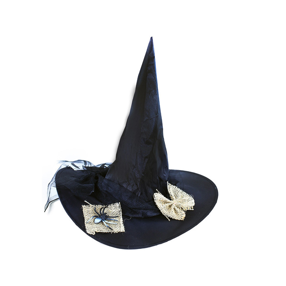 the witch hat with spider for adult