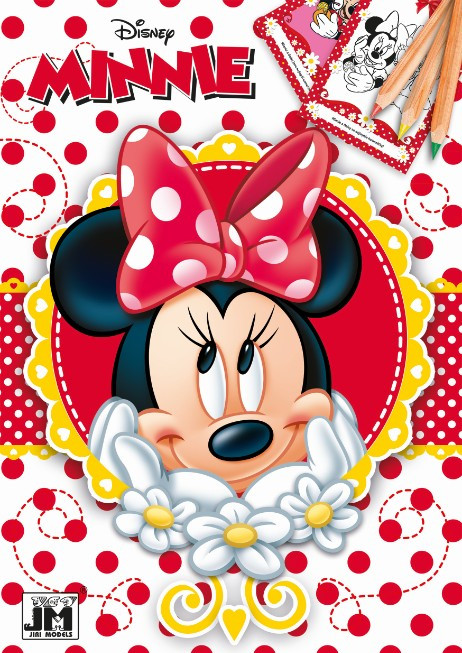 the Minnie coloring pages A5