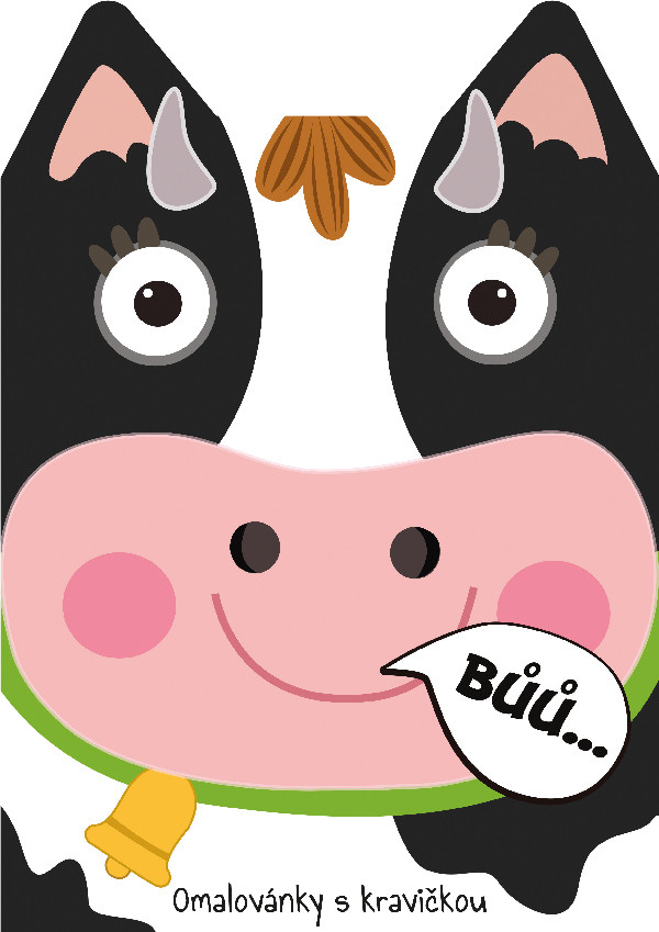 the A4 coloring pages animals - Cow