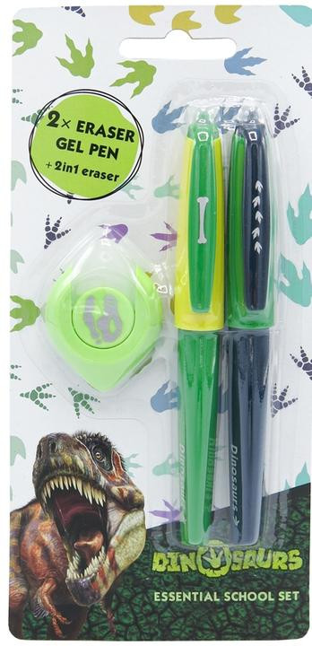 Eraser pens in a Dinosaur set