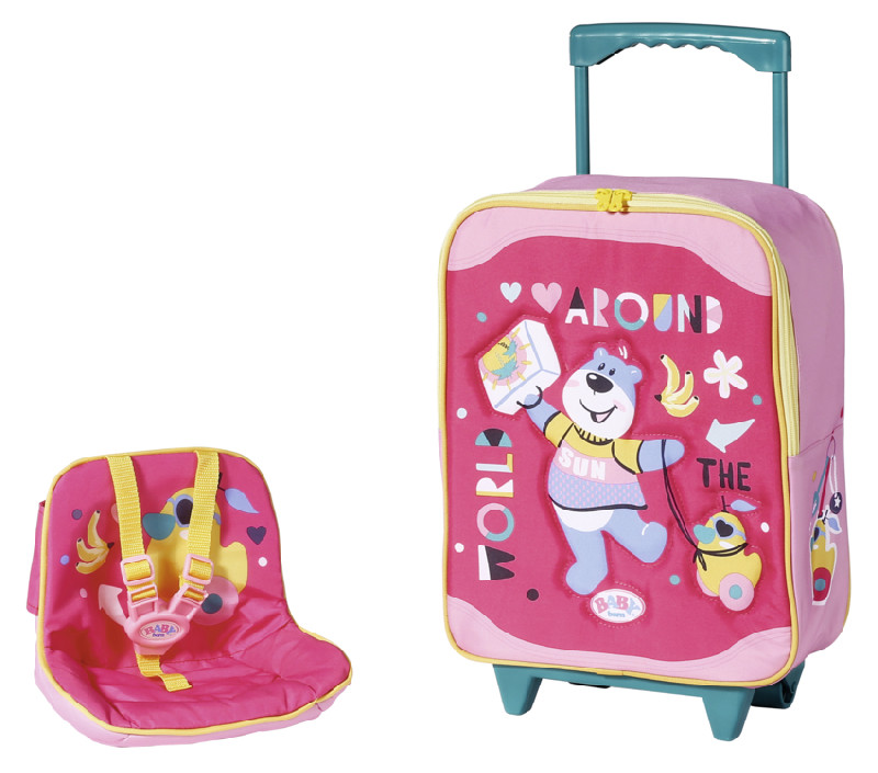 BABY born Suitcase with a seat for dolls