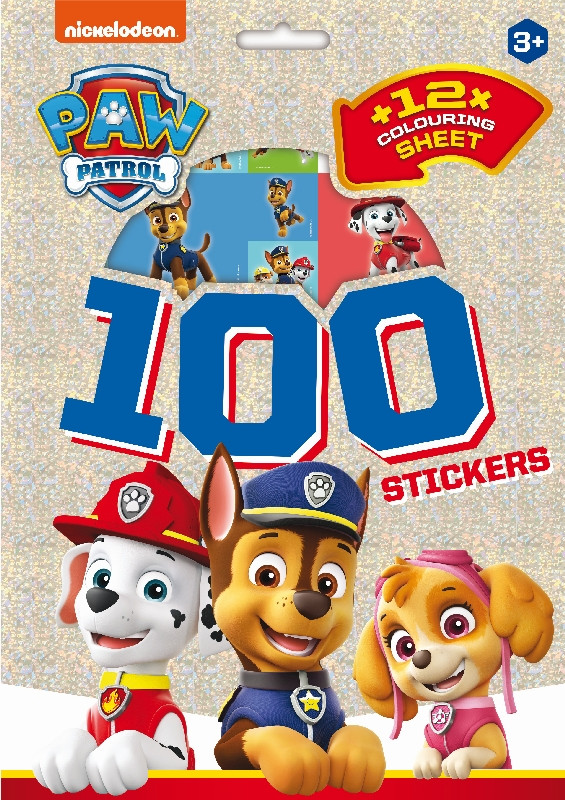 Paw Patrol stickers coloring book