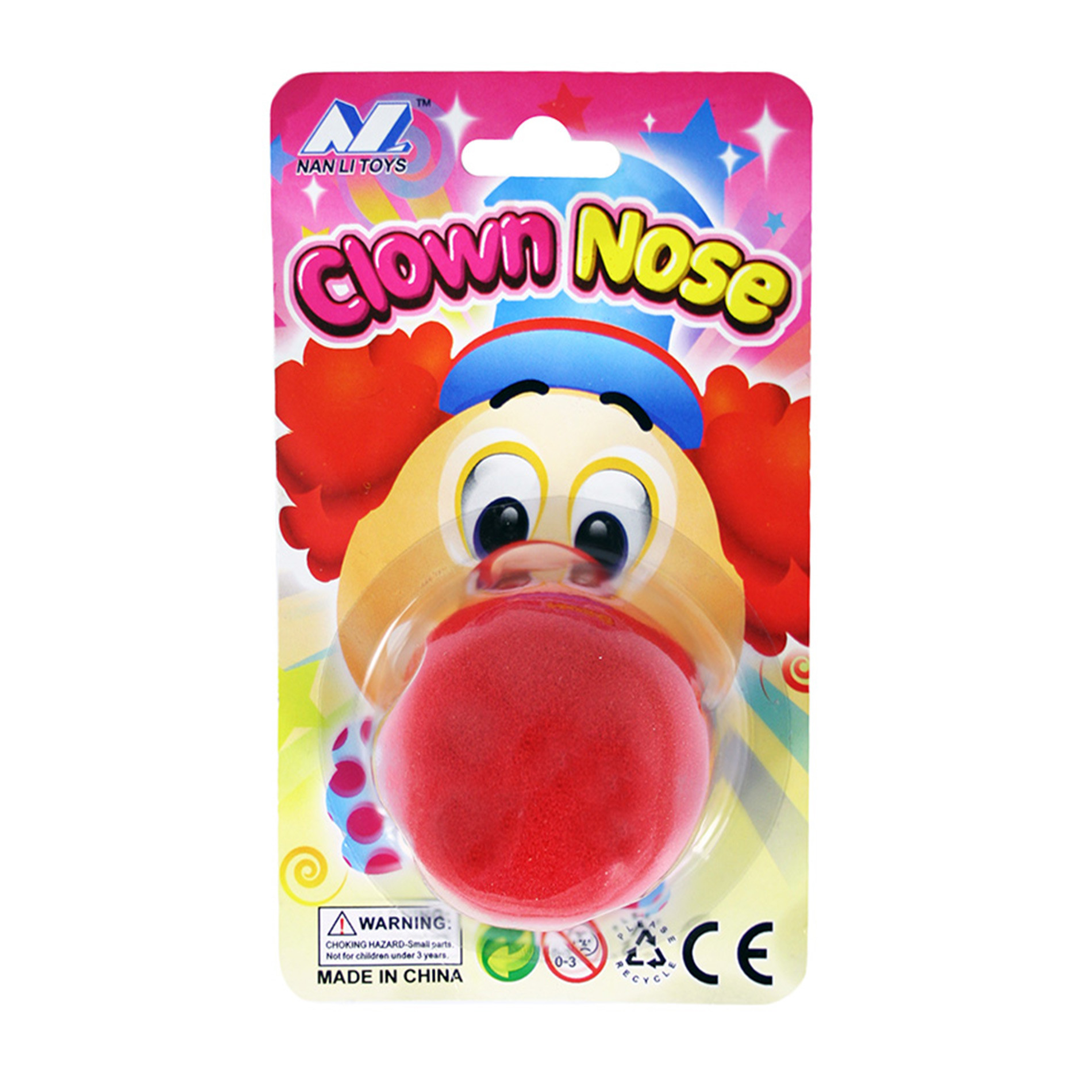 the foam clown nose