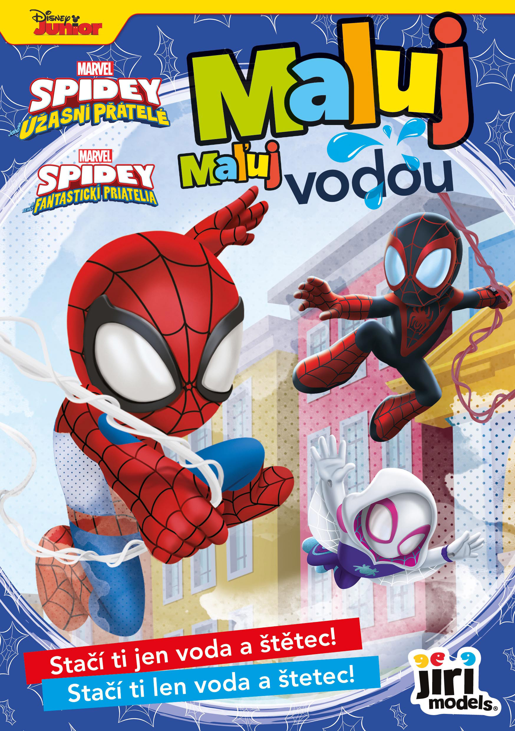 Coloring book A5 Paint with water SPIDEY