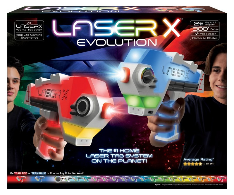 LASER X evolution double blaster set