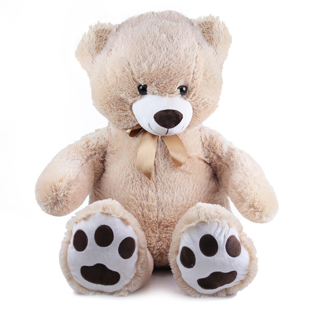 Big teddy bear Fido with tag 100 cm