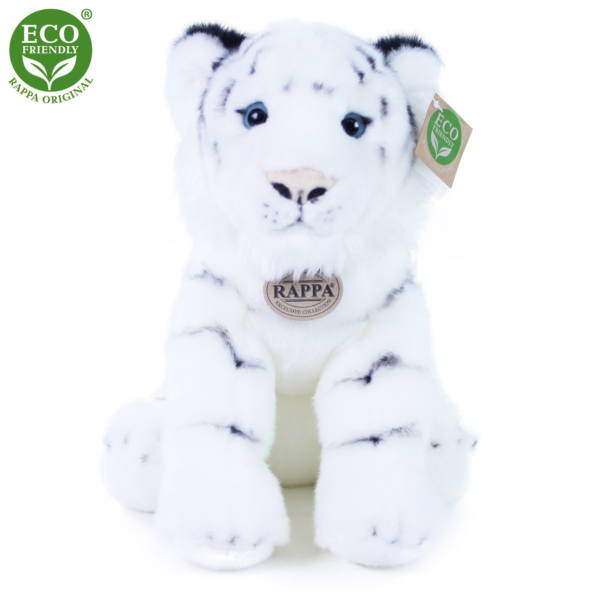 Plush white tiger 30 cm ECO-FRIENDLY