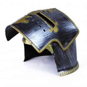 the helmet of a Templar knight