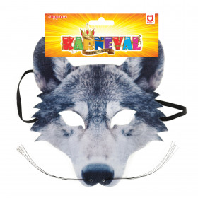 Kids wolf mask with mustache
