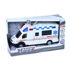 the car ambulance with sound and light