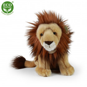 the plush lion sitting, 25 cm