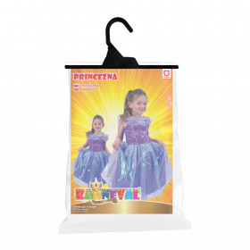 Children costume purple princess (M)